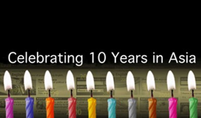 Celebrating 10 Years in Asia
